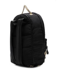 Женский черный рюкзак с украшением от Twin-Set