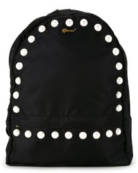 Женский черный рюкзак с украшением от Muveil