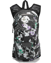 Женский черный рюкзак с цветочным принтом от adidas by Stella McCartney