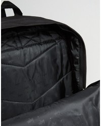 Женский черный рюкзак с цветочным принтом от Hype