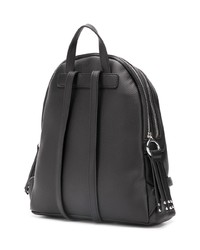 Женский черный рюкзак с шипами от Liu Jo