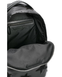 Женский черный рюкзак со звездами от Stella McCartney