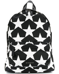 Женский черный рюкзак со звездами от Givenchy