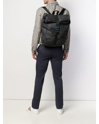 Мужской черный рюкзак от Dondup