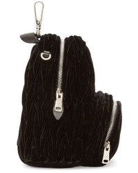 Женский черный рюкзак от Miu Miu