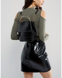 Женский черный рюкзак от Mango