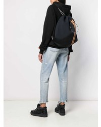 Женский черный рюкзак от MM6 MAISON MARGIELA