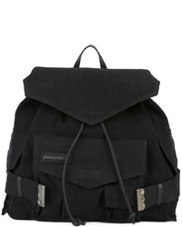 Женский черный рюкзак от Dsquared2