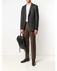 Мужской черный рюкзак от Ermenegildo Zegna XXX