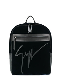 Мужской черный рюкзак от Giuseppe Zanotti