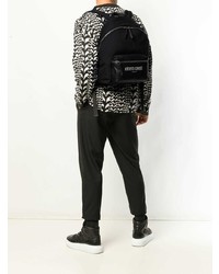 Мужской черный рюкзак от Roberto Cavalli