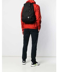 Мужской черный рюкзак от Stone Island