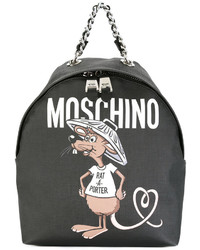Женский черный рюкзак от Moschino