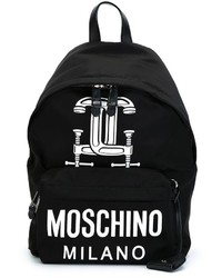 Женский черный рюкзак от Moschino