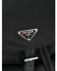 Женский черный рюкзак от Prada