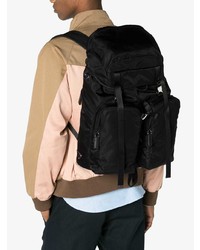 Мужской черный рюкзак от Prada
