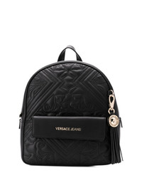 Женский черный рюкзак от Versace Jeans