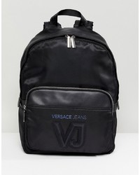 Мужской черный рюкзак от Versace Jeans