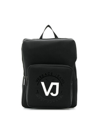 Мужской черный рюкзак от Versace Jeans