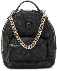Женский черный рюкзак от Versace