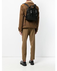 Мужской черный рюкзак от Prada