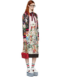 Женский черный сатиновый бомбер от Gucci