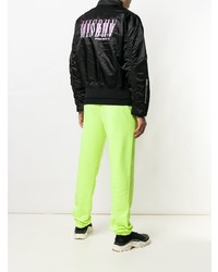 Мужской черный сатиновый бомбер от Misbhv