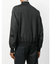 Мужской черный сатиновый бомбер от Oamc