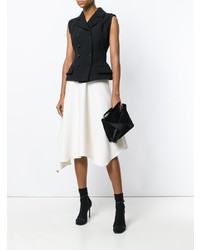 Черный сатиновый клатч от N°21