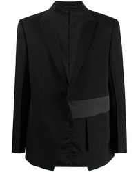 Мужской черный сатиновый пиджак от 1017 Alyx 9Sm