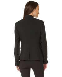 Женский черный сатиновый пиджак от Rag & Bone