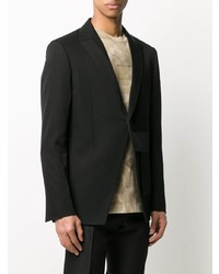 Мужской черный сатиновый пиджак от 1017 Alyx 9Sm