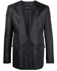 Мужской черный сатиновый пиджак от Botter