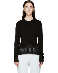 Женский черный свитер из мохера от 3.1 Phillip Lim