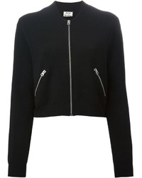 Женский черный свитер на молнии от Acne Studios