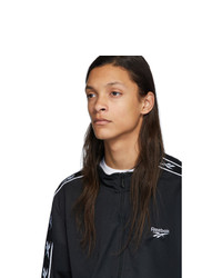 Мужской черный свитер на молнии от Reebok Classics