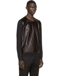 Мужской черный свитер на молнии от DSQUARED2