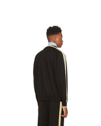 Мужской черный свитер на молнии от Isabel Marant