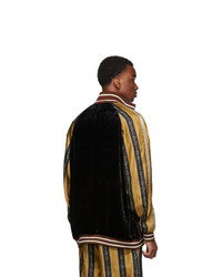 Мужской черный свитер на молнии от Gucci