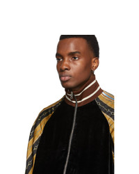 Мужской черный свитер на молнии от Gucci