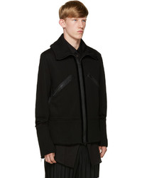 Мужской черный свитер на молнии от Ann Demeulemeester