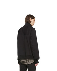 Мужской черный свитер на молнии от Rick Owens