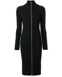 Женский черный свитер на молнии от Calvin Klein