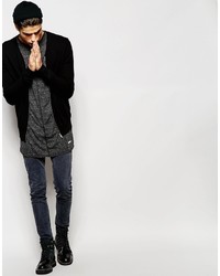 Мужской черный свитер на молнии от Minimum