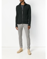 Мужской черный свитер на молнии от Iris von Arnim