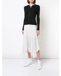 Женский черный свитер на молнии от JONATHAN SIMKHAI