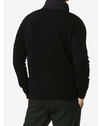 Мужской черный свитер на молнии от CP Company
