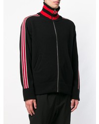 Мужской черный свитер на молнии от Laneus