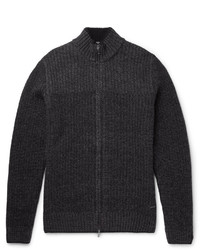 Мужской черный свитер на молнии от Hugo Boss
