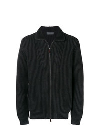 Мужской черный свитер на молнии от Iris von Arnim